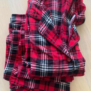 Charter Club Red and Black Plaid Women's Pajama Set